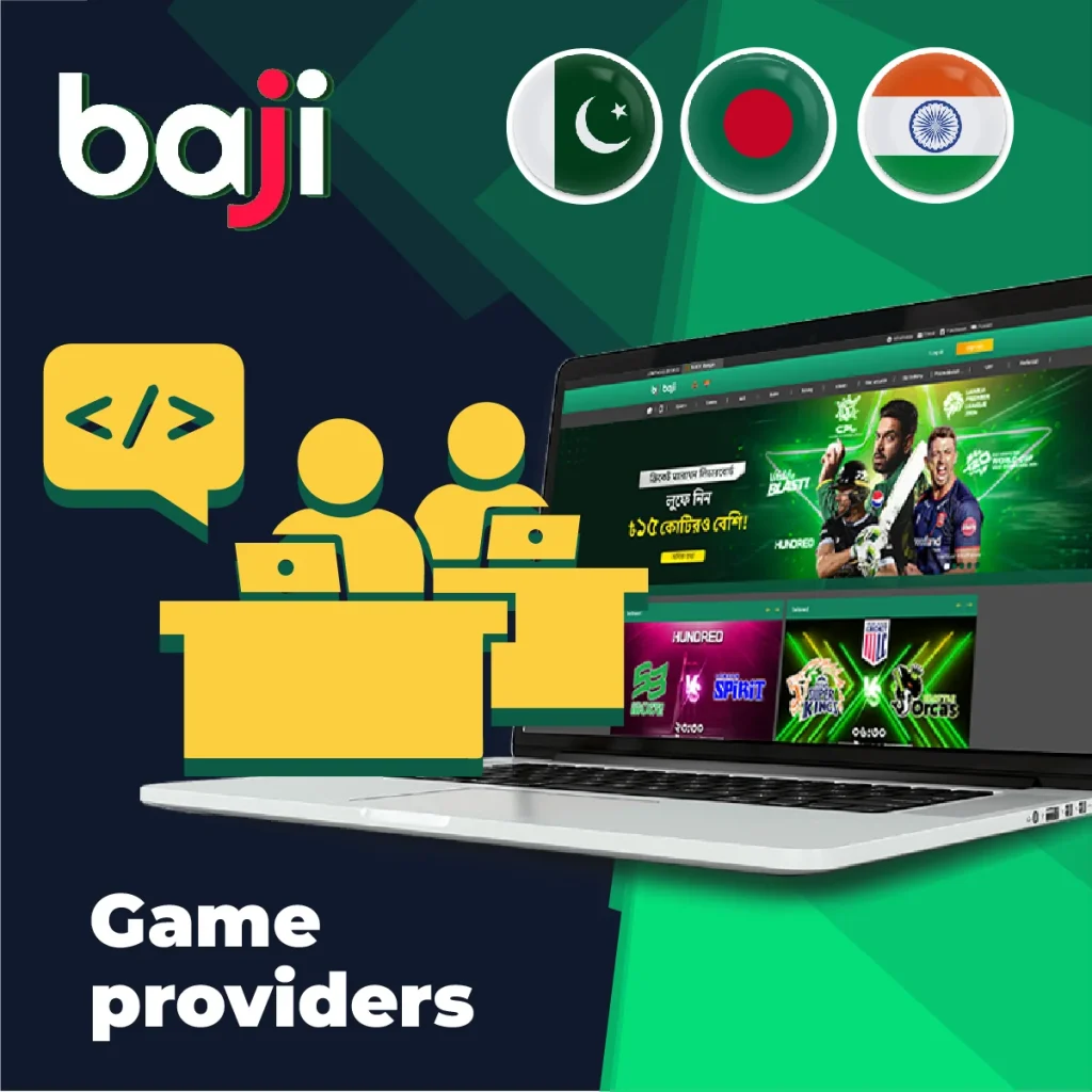 খেলোয়াড়রা Baji Liveে খুঁজে পেতে পারে এমন গেম প্রদানকারী